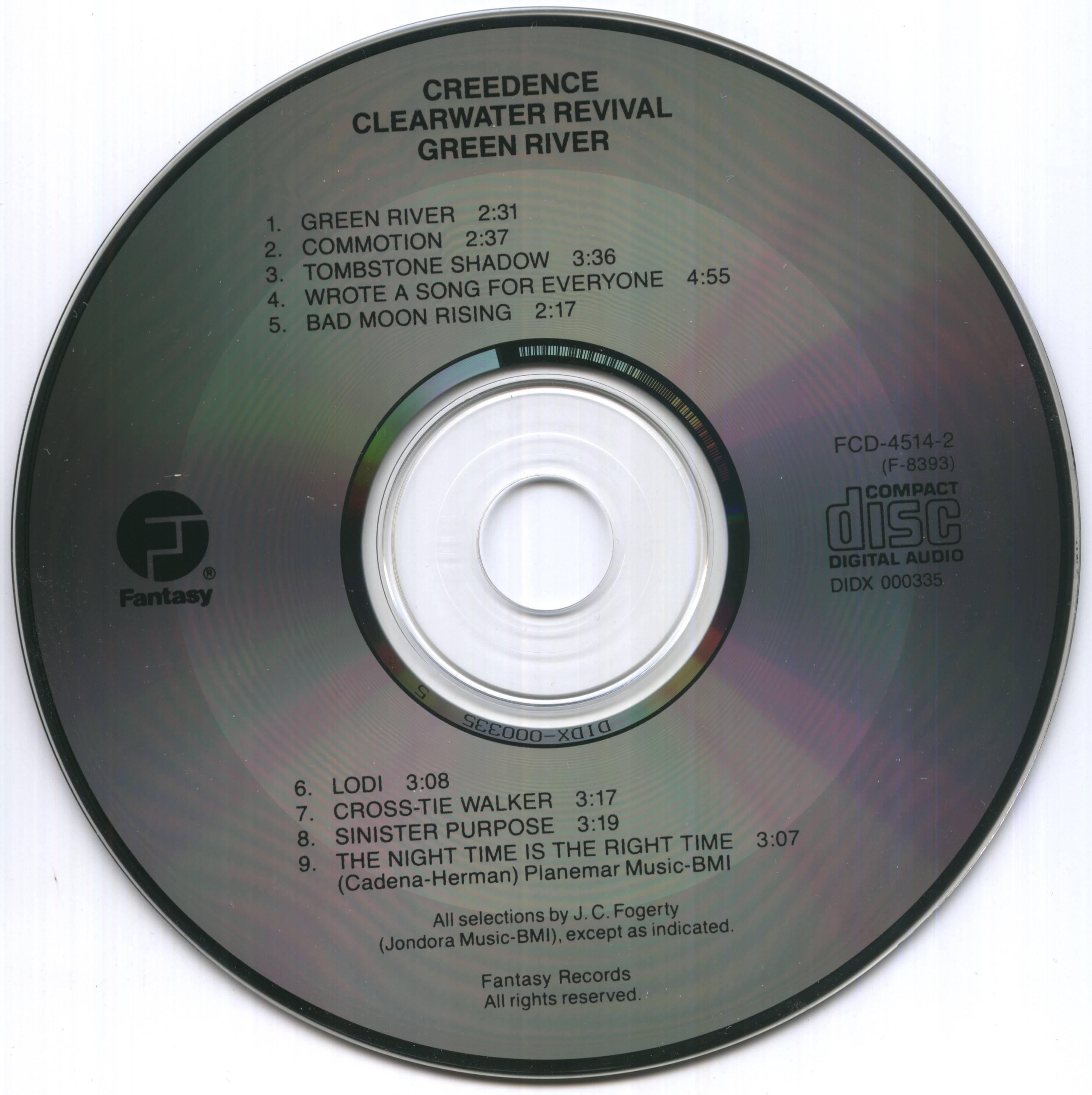 Creedence Clearwater Revival Green River : CD US